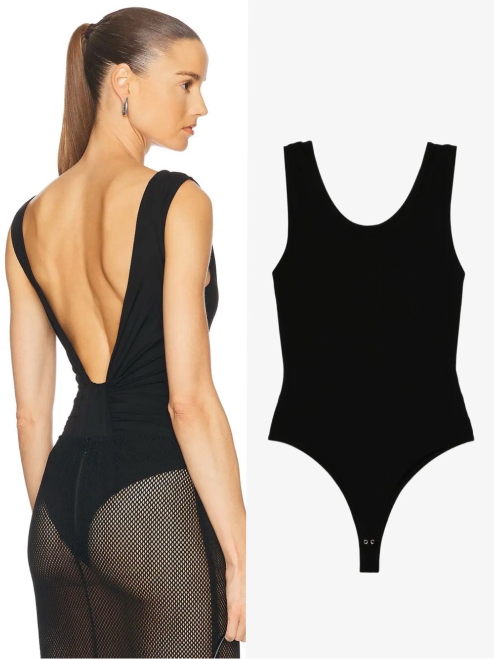 NWT • Revolve x AGOLDE Ara Deep-Back Bodysuit